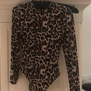 Emery rose cheetah/ leopard print bodysuit